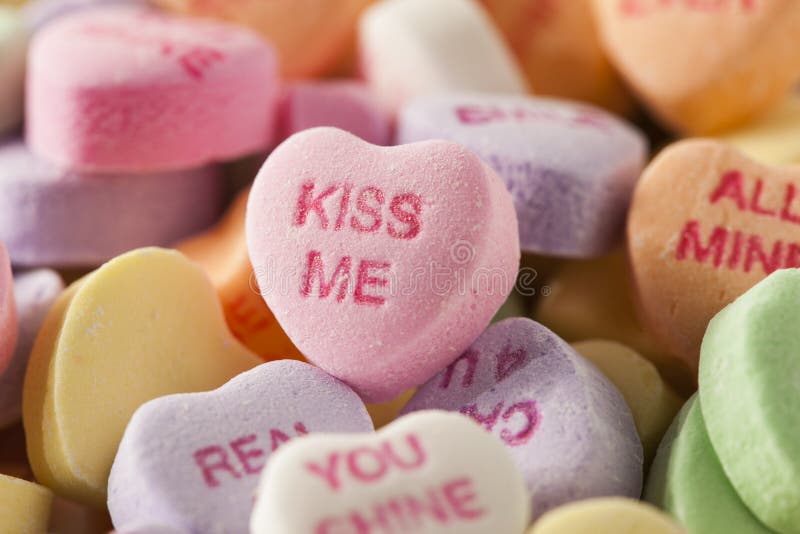 Candy Conversation Hearts for Valentine s Day