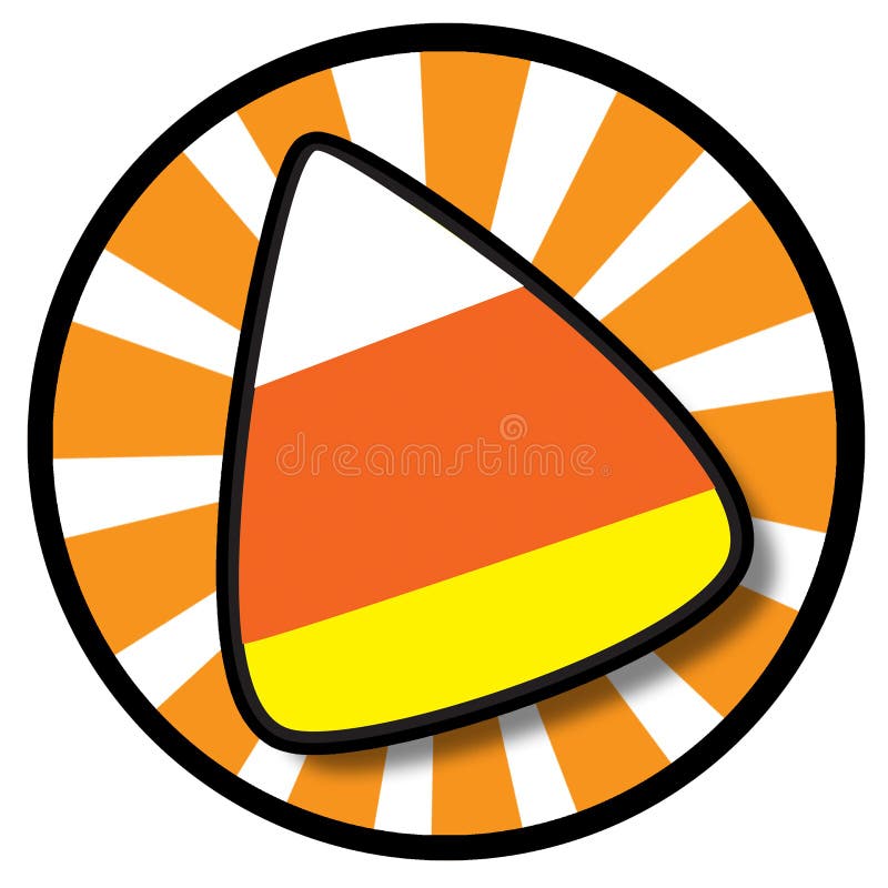 Candy Corn Icon stock illustration. Illustration of beams - 6799045