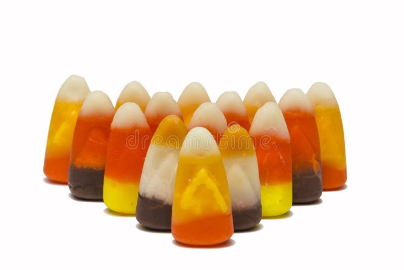 Candy Corn Rows stock image. Image of season, confection 46588341