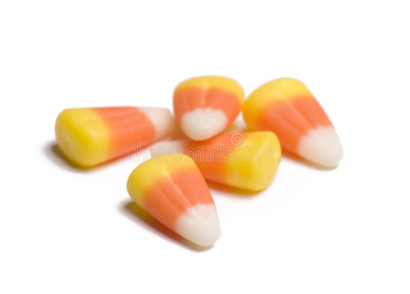 Candy Corn on White