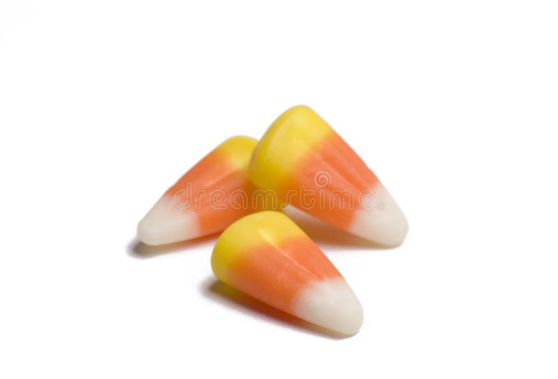 Candy Corn on White