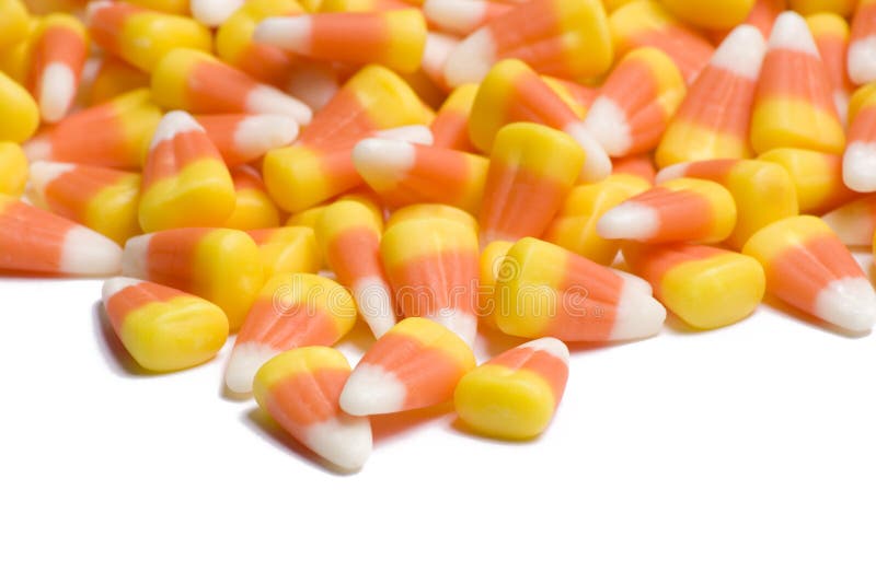 Candy Corn on White