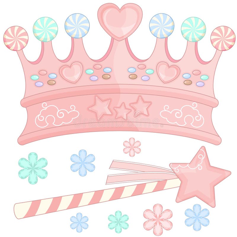 Candy Crown stock illustration. Illustration of illustration 19977462