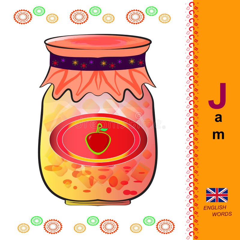 Candy. English Alphabet. Abc Stock Vector Illustration of fruit