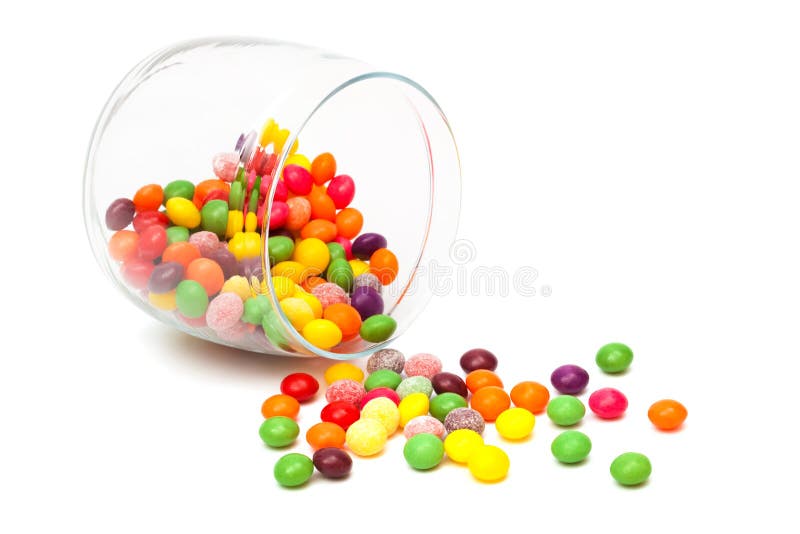 Candy in a glass jar