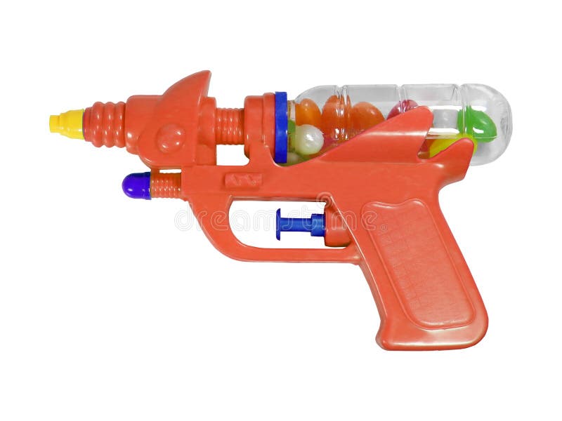 Candy Gun stock photo. Image of white, candy, green, transparent
