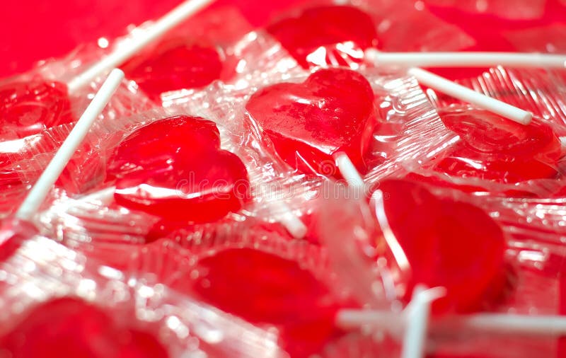 Candy Heart Suckers