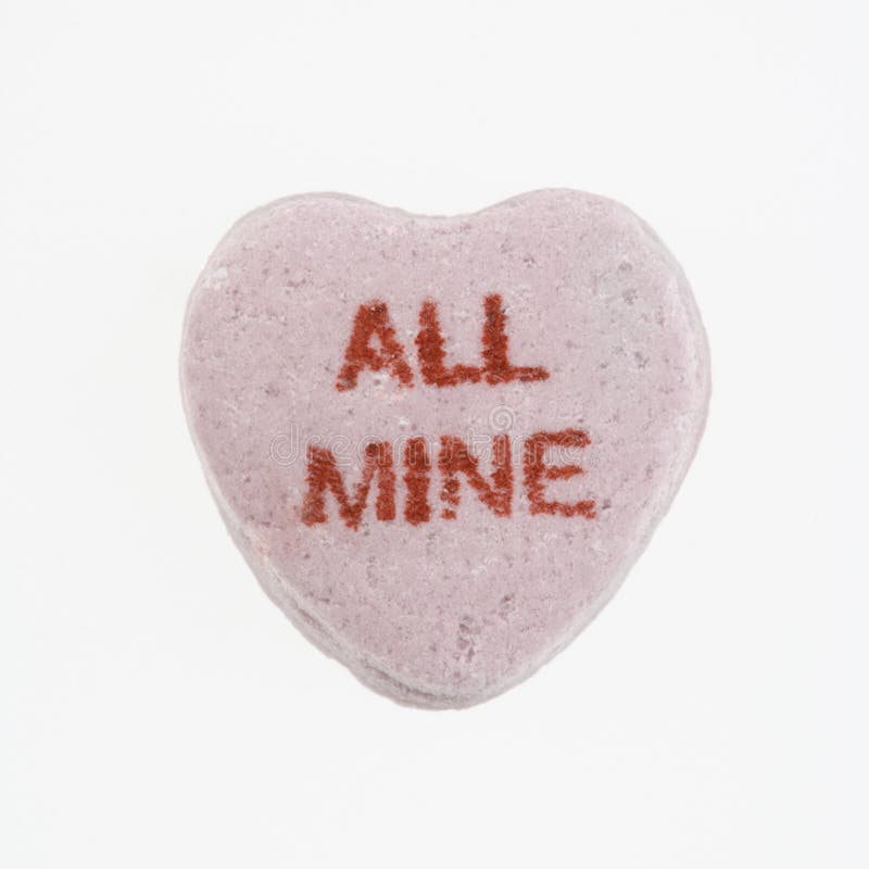 Candy heart on white. editorial photo. Image of color 2432281