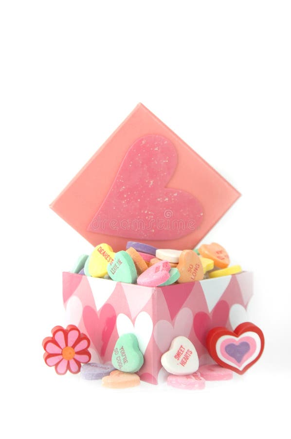 Candy and hearts