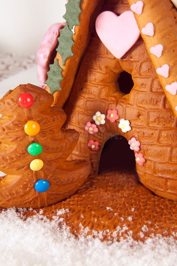 Candy house stock image. Image of homemade, gingerbread 35036585
