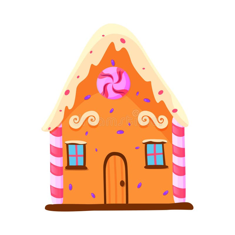 Candy Land House stock vector. Illustration of tasty 273643987