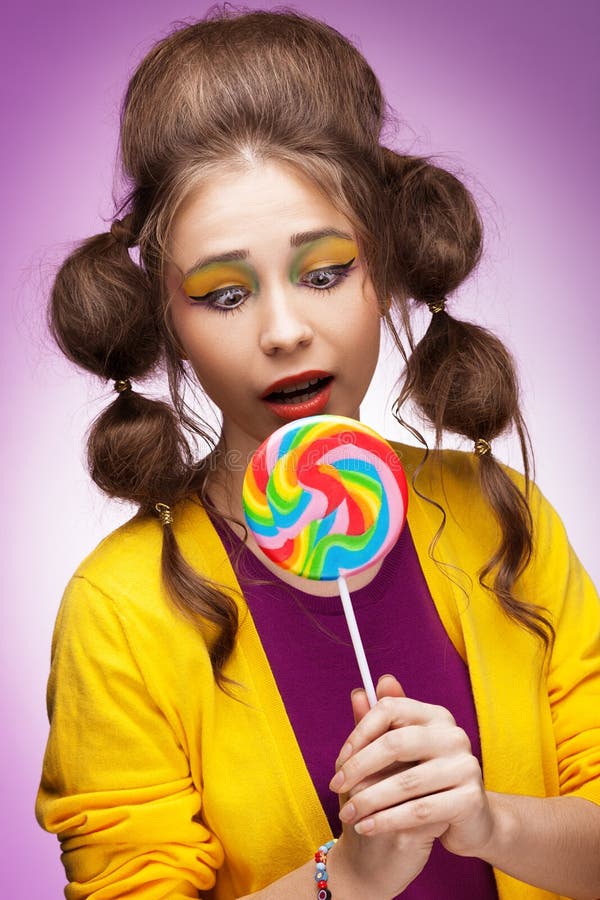 Candy Lover Candy lover stock photo. Image of glamour, happy, colorful - 71668906