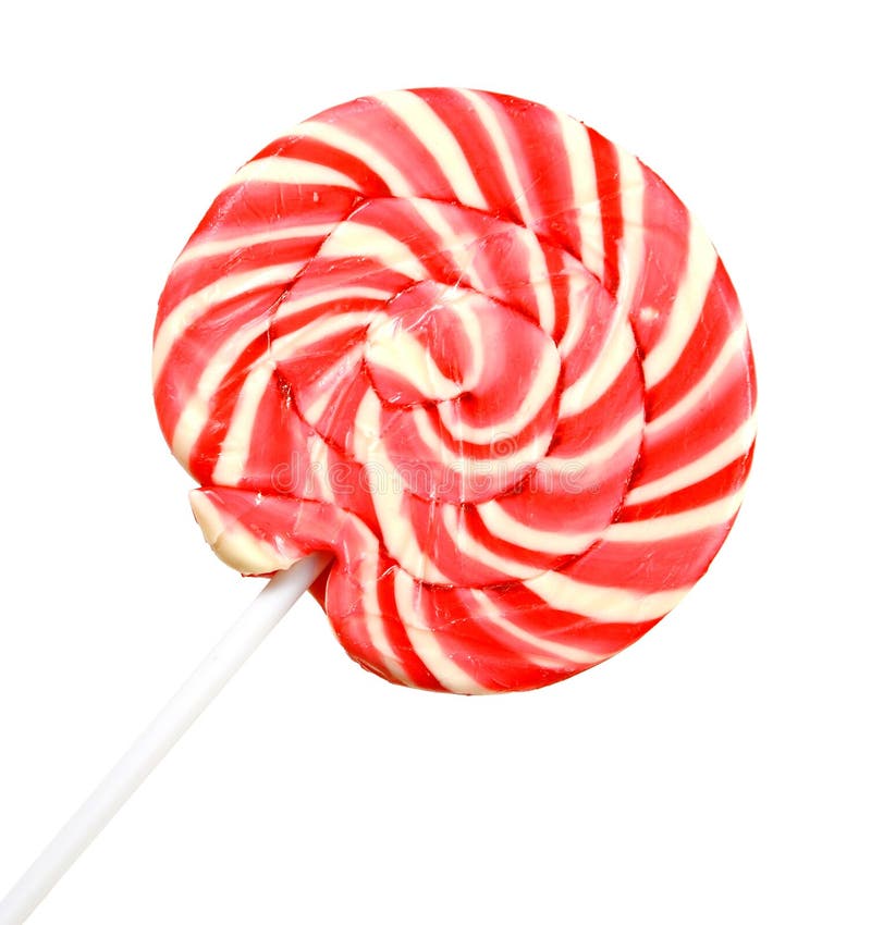Candy Pink Spiral Lollipop Royalty Free Stock Images Image 25261179