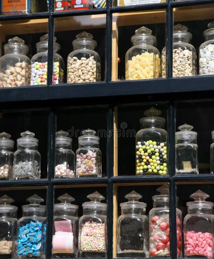 Candy Store Window stock image. Image of window, taffy 1518705