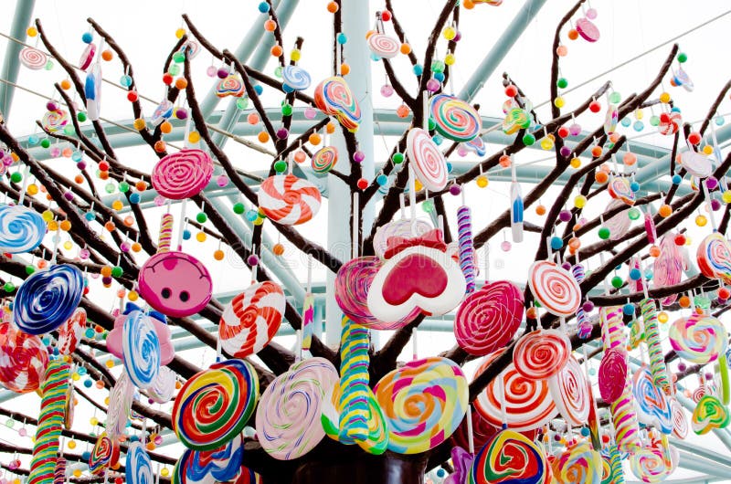 Candy tree stock photo. Image of fair, closeup, nutrition - 24002162
