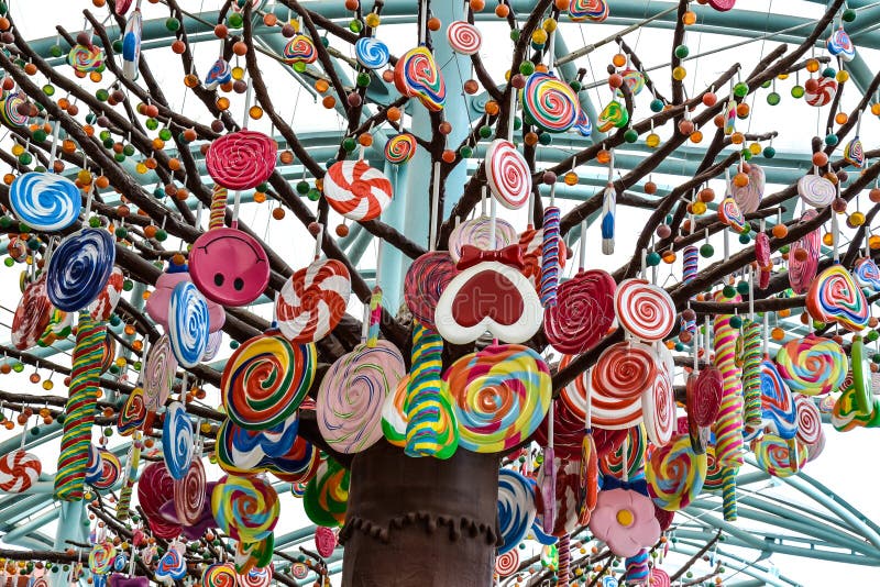 Candy tree stock image. Image of sugar, candy, tree, ingredent - 53105277