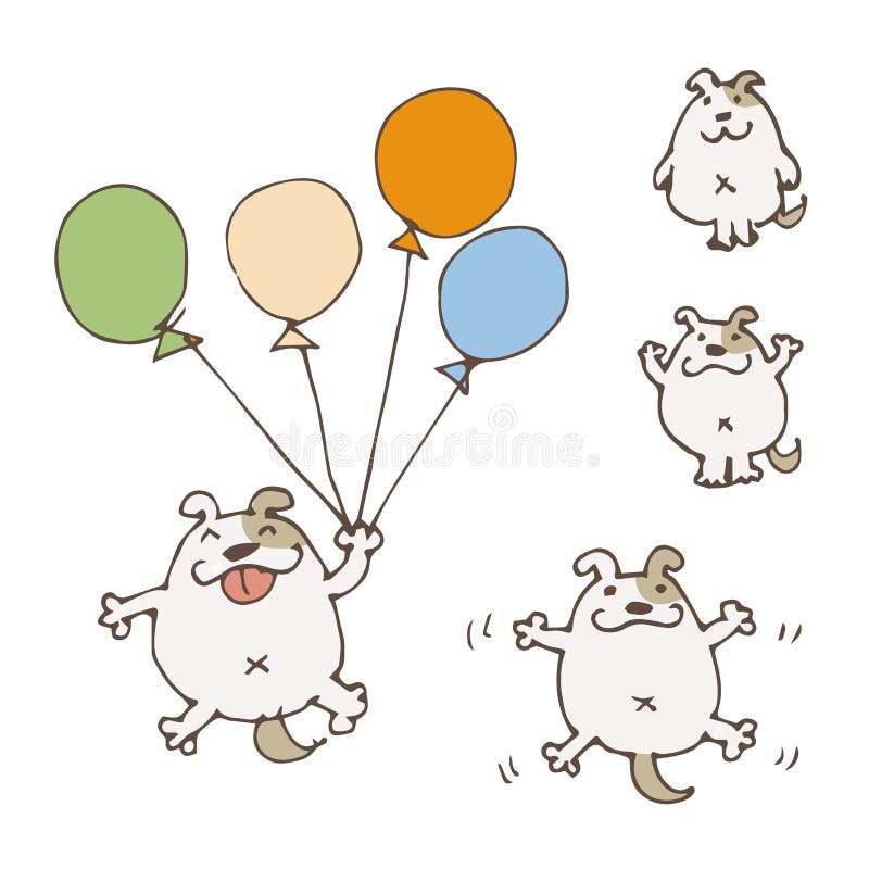 Cane sveglio disegnato a mano royalty illustrazione gratis Cane sveglio disegnato a mano royalty illustrazione gratis
