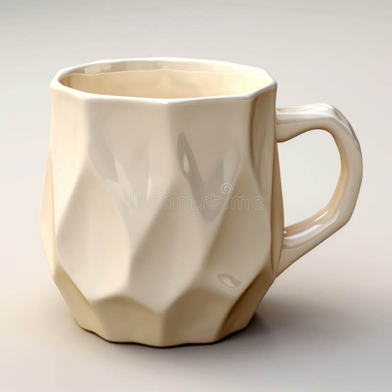 a light-colored mug with low poly triangular outlines sits on a table, showcasing its detailed texture. the mug's ivory hue and faceted forms give it a unique and artistic appearance, reminiscent of zbrush designs. this captivating image captures the essence of creativity and craftsmanship, with a touch of caffenol developing process, as if the mug was poured with inspiration. ai generated. a light-colored mug with low poly triangular outlines sits on a table, showcasing its detailed texture. the mug's ivory hue and faceted forms give it a unique and artistic appearance, reminiscent of zbrush designs. this captivating image captures the essence of creativity and craftsmanship, with a touch of caffenol developing process, as if the mug was poured with inspiration. ai generated