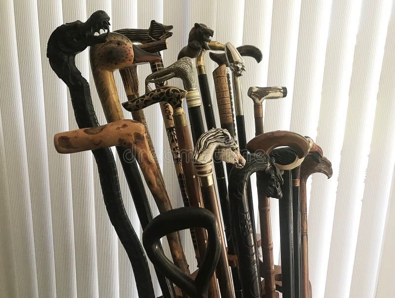 Picture of a stand with canes collected from different countries like Italy, Scotland, India, Morocco, Hawaii, Iceland, Indonesia, Cambodia, Philippines, Germany, South Africa, Poland, Slovenia, etc. as collection or souvenirs. Picture of a stand with canes collected from different countries like Italy, Scotland, India, Morocco, Hawaii, Iceland, Indonesia, Cambodia, Philippines, Germany, South Africa, Poland, Slovenia, etc. as collection or souvenirs.