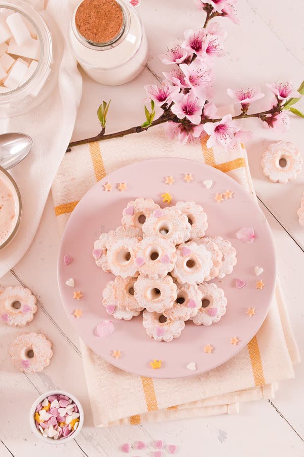 Canestrelli biscuits. royalty free stock photo