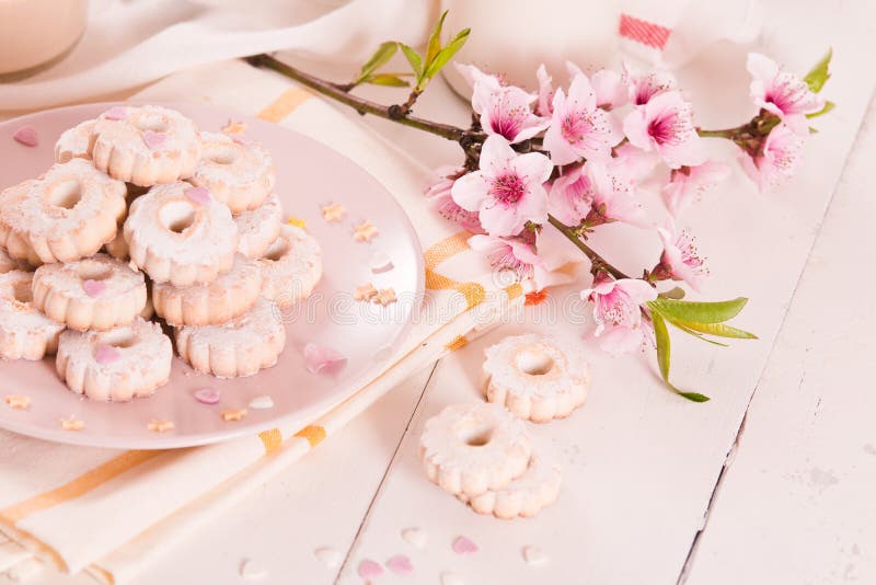 Canestrelli biscuits. royalty free stock image