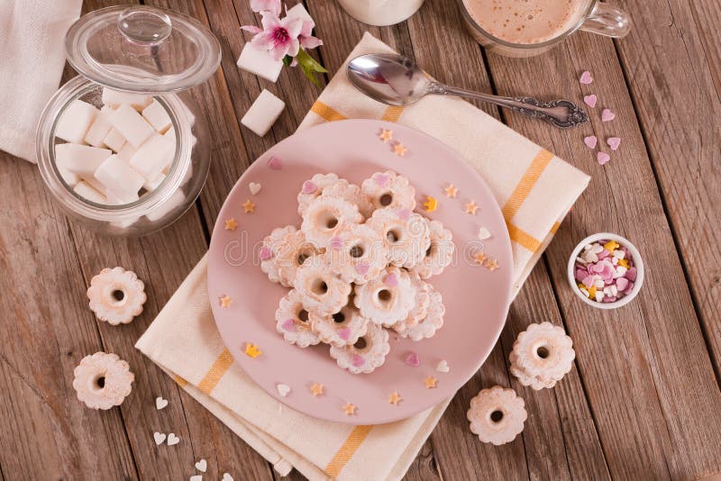 Canestrelli biscuits. stock photography