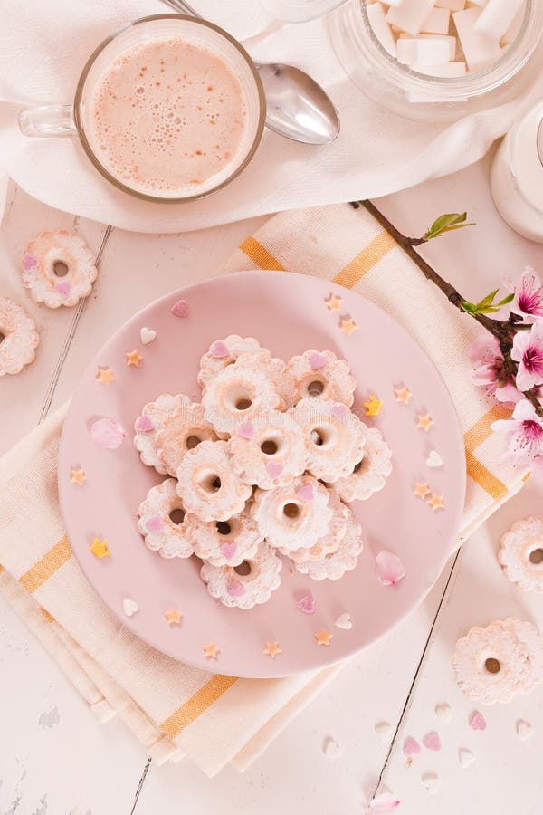 Canestrelli biscuits. royalty free stock images