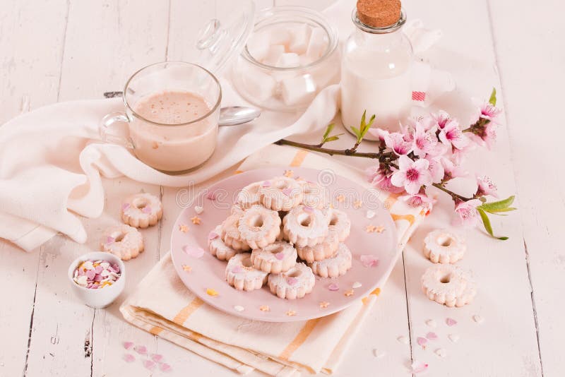 Canestrelli biscuits. royalty free stock image