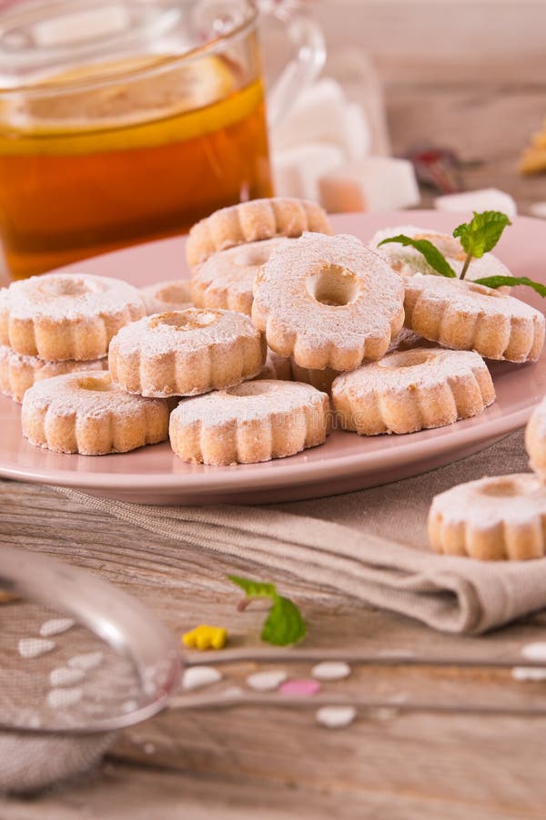Canestrelli biscuits. stock images