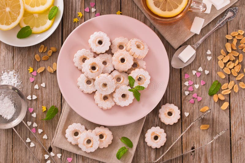 Canestrelli biscuits. stock image