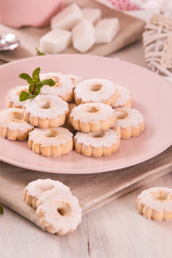 Canestrelli biscuits. royalty free stock images