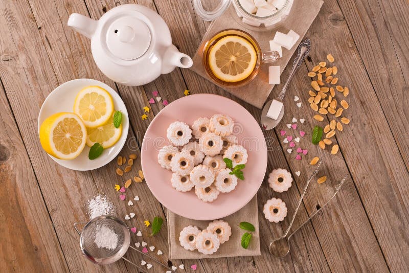 Canestrelli biscuits. royalty free stock image