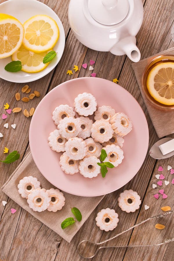 Canestrelli biscuits. royalty free stock photo