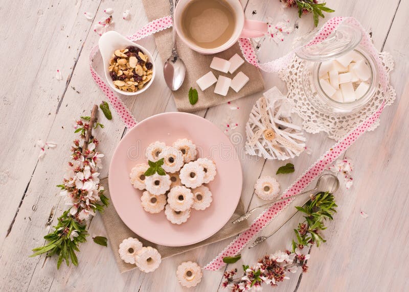 Canestrelli biscuits. royalty free stock photography