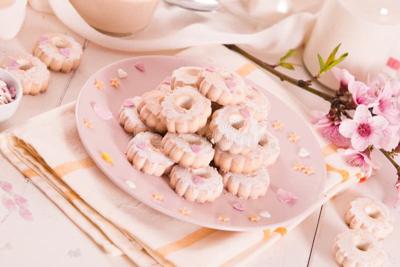 Canestrelli biscuits. stock image