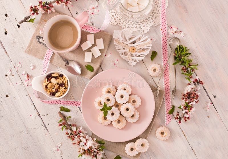 Canestrelli biscuits. royalty free stock photos
