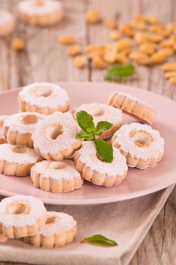 Canestrelli biscuits. stock images