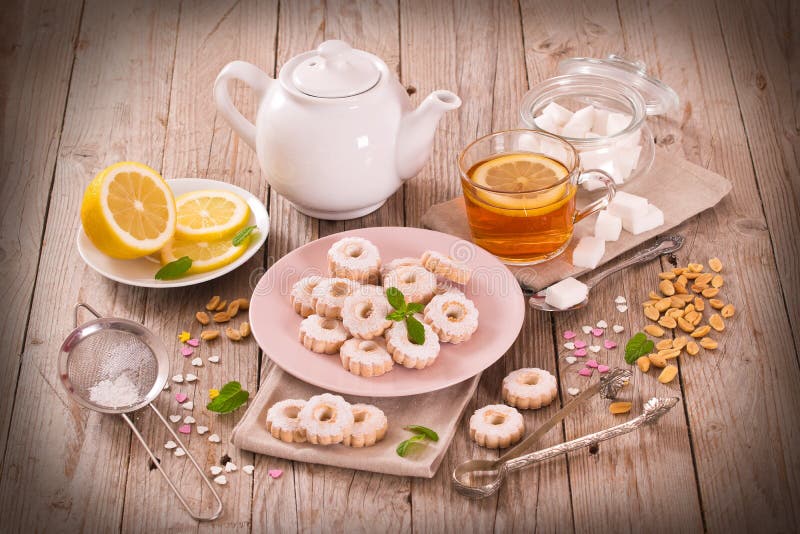 Canestrelli biscuits. stock images