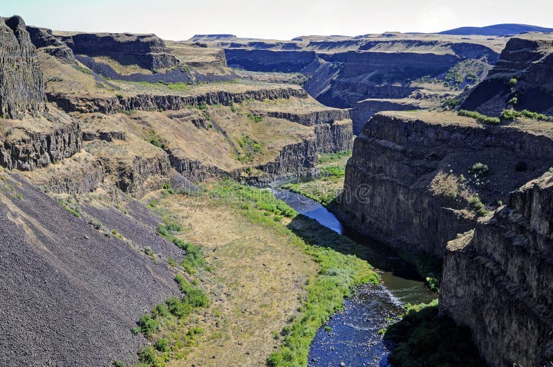 Canion in Palouse-het Park van de Dalingenstaat royalty-vrije stock afbeeldingen Canion in Palouse-het Park van de Dalingenstaat royalty-vrije stock afbeeldingen