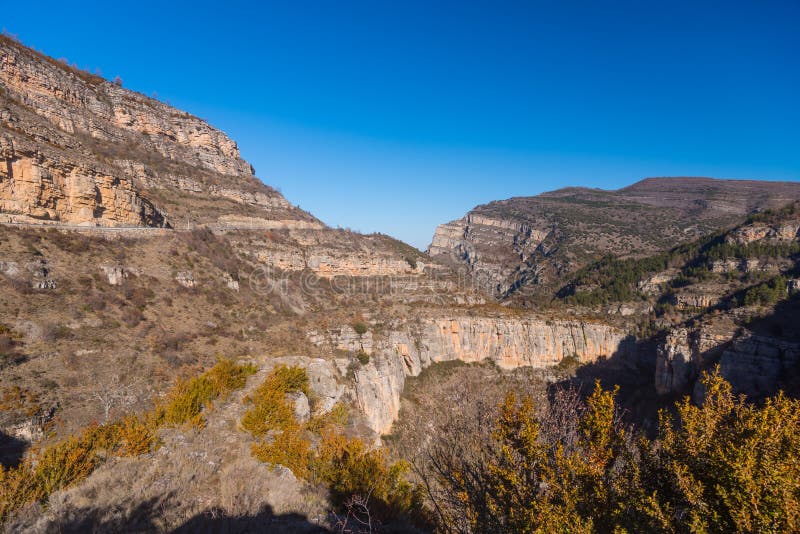 Canion Rio Leza images libres de droits Canion Rio Leza images libres de droits