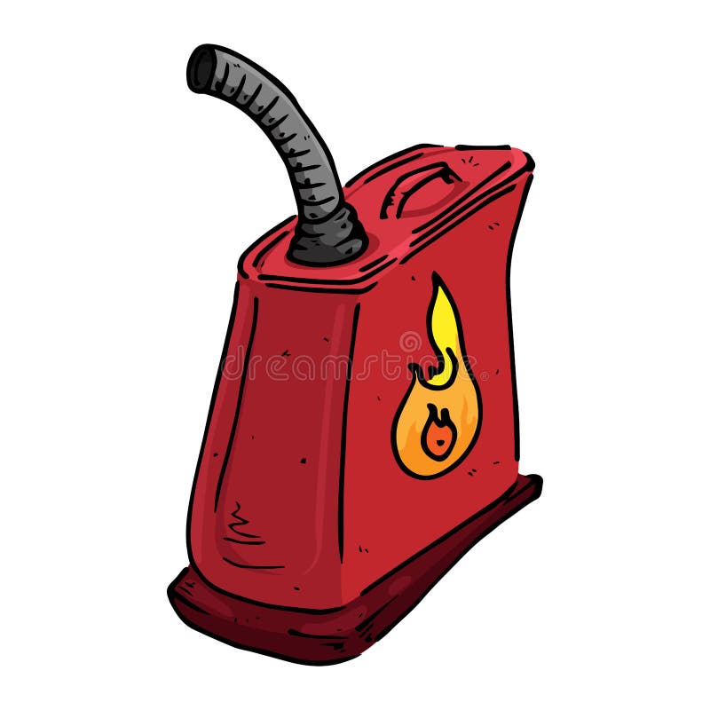 Gasoline Petrol Can Sketch Stock Illustrations 147 Gasoline Petrol