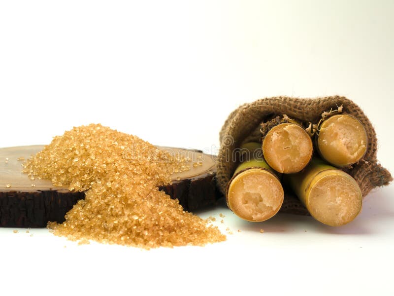 Canna da zucchero e zucchero immagini stock libere da diritti Canna da zucchero e zucchero immagini stock libere da diritti