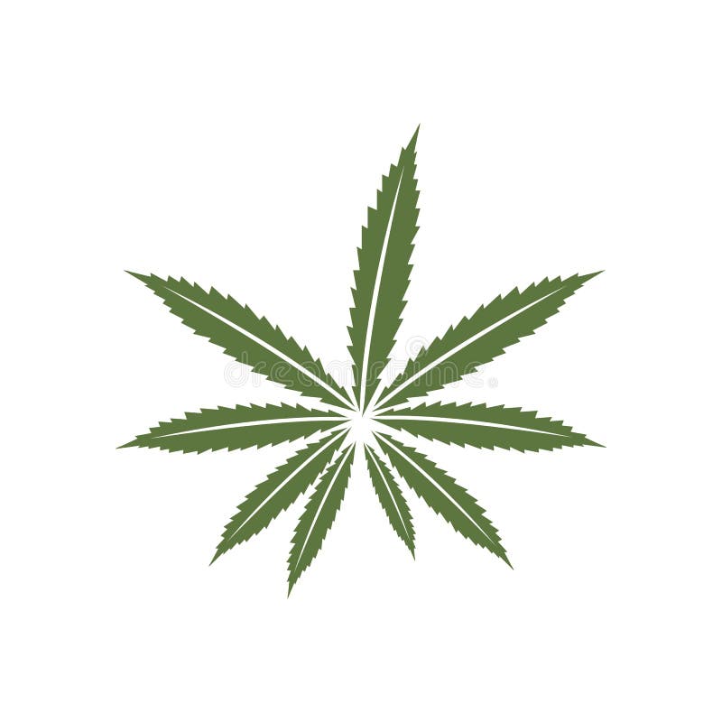 Cannabis Leaf Vector Illustration Icon Design Stock Vector ...