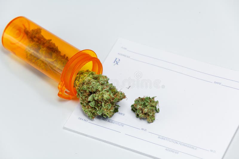 Cannabis P da erva daninha da marijuana dos doutores Prescrição Garrafa Médico imagens de stock Cannabis P da erva daninha da marijuana dos doutores Prescrição Garrafa Médico imagens de stock