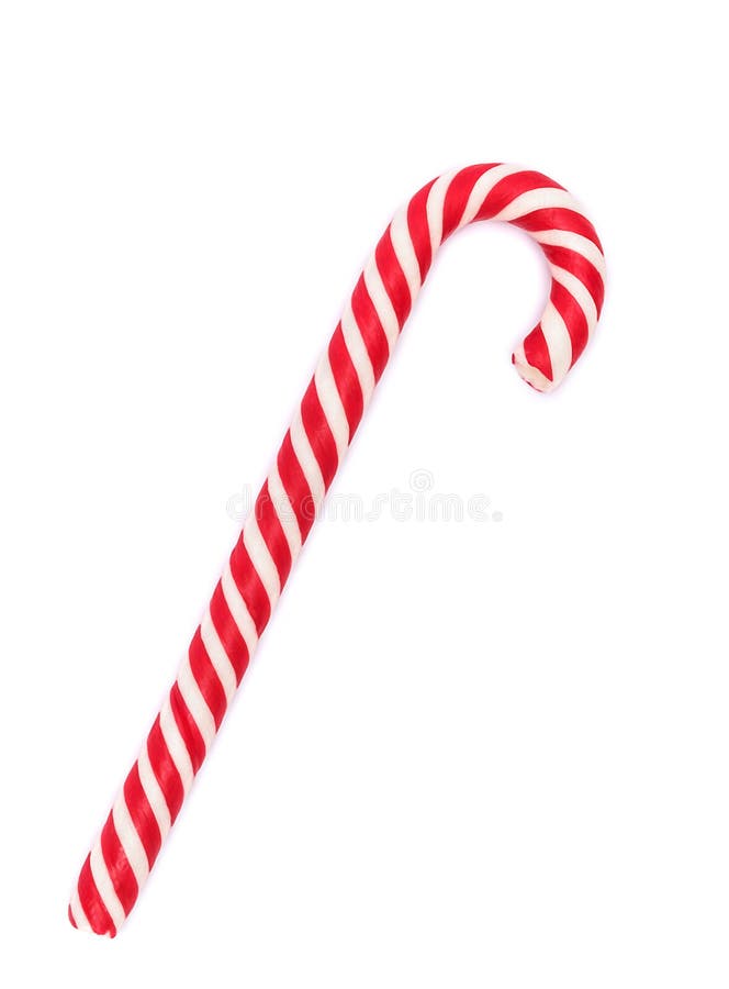 canne de sucrerie blanc rouge d'isolement sur le blanc photo stock canne de sucrerie blanc rouge d'isolement sur le blanc photo stock