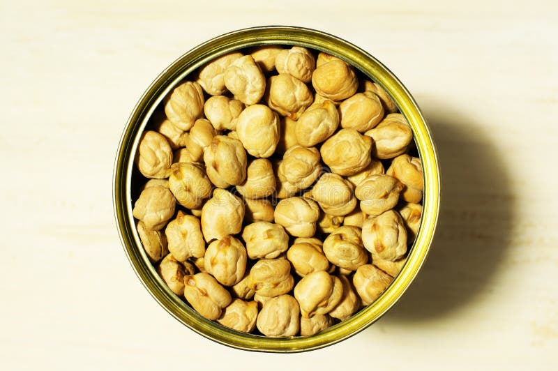 Canned chickpeas stock photo. Image of chickpeas, canned 49570094