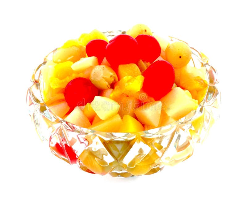 Canned fruit bowl