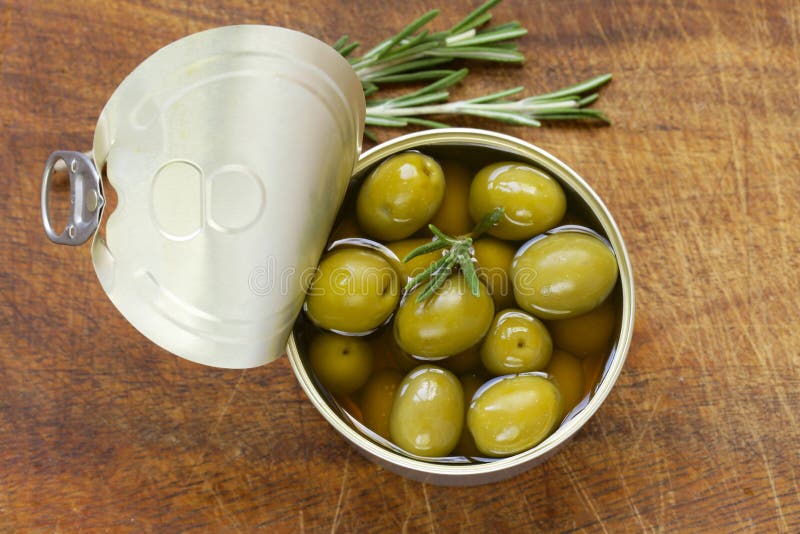 162 Canned Green Olives Rosemary Stock Photos Free & RoyaltyFree