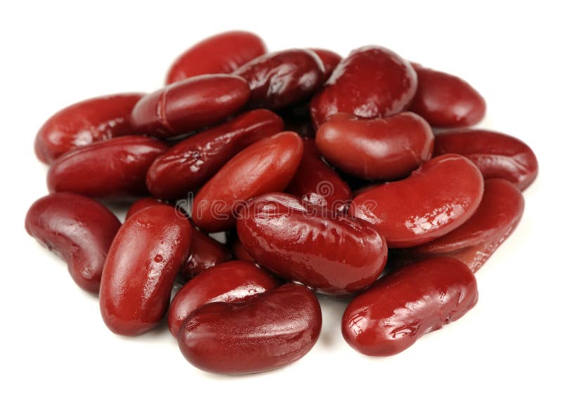 Canned Kidney Beans Isolated On White Background Stock Photo Image of