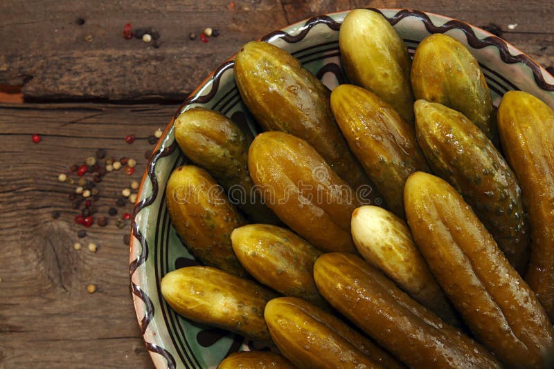 Canned Pickled Marinated Cucumbers Stock Image Image of fennel
